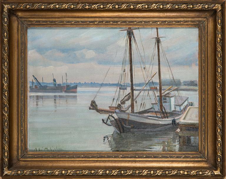 Ali Munsterhjelm, oil on canvas, signed.