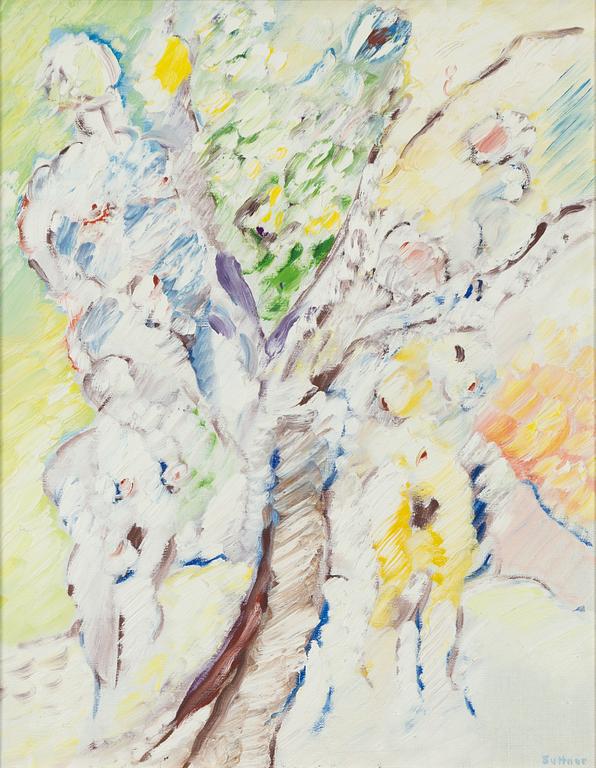 Georg Suttner, "Kvinna i vinterträdgård".