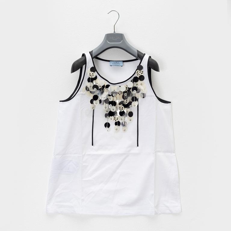 Prada, a set of 2 t-shirts and a tank top, size XS.