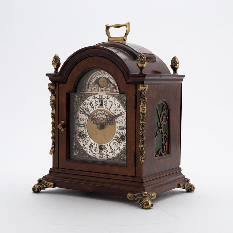 A 20th Century striking table clock by John Warmink, Netherlands.