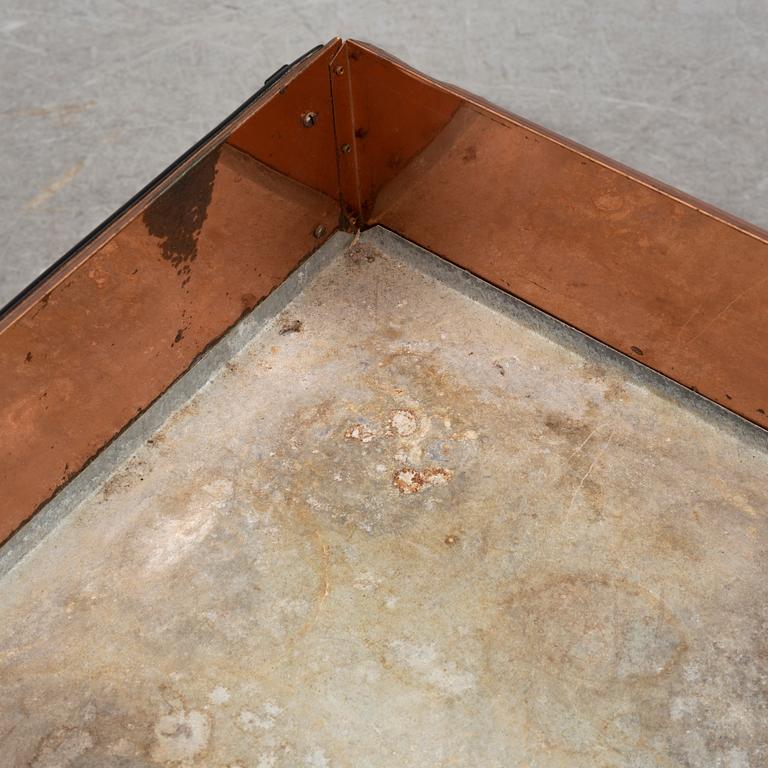 A second half of the 20th century copper flower table by Hans-Agne Jakobsson.