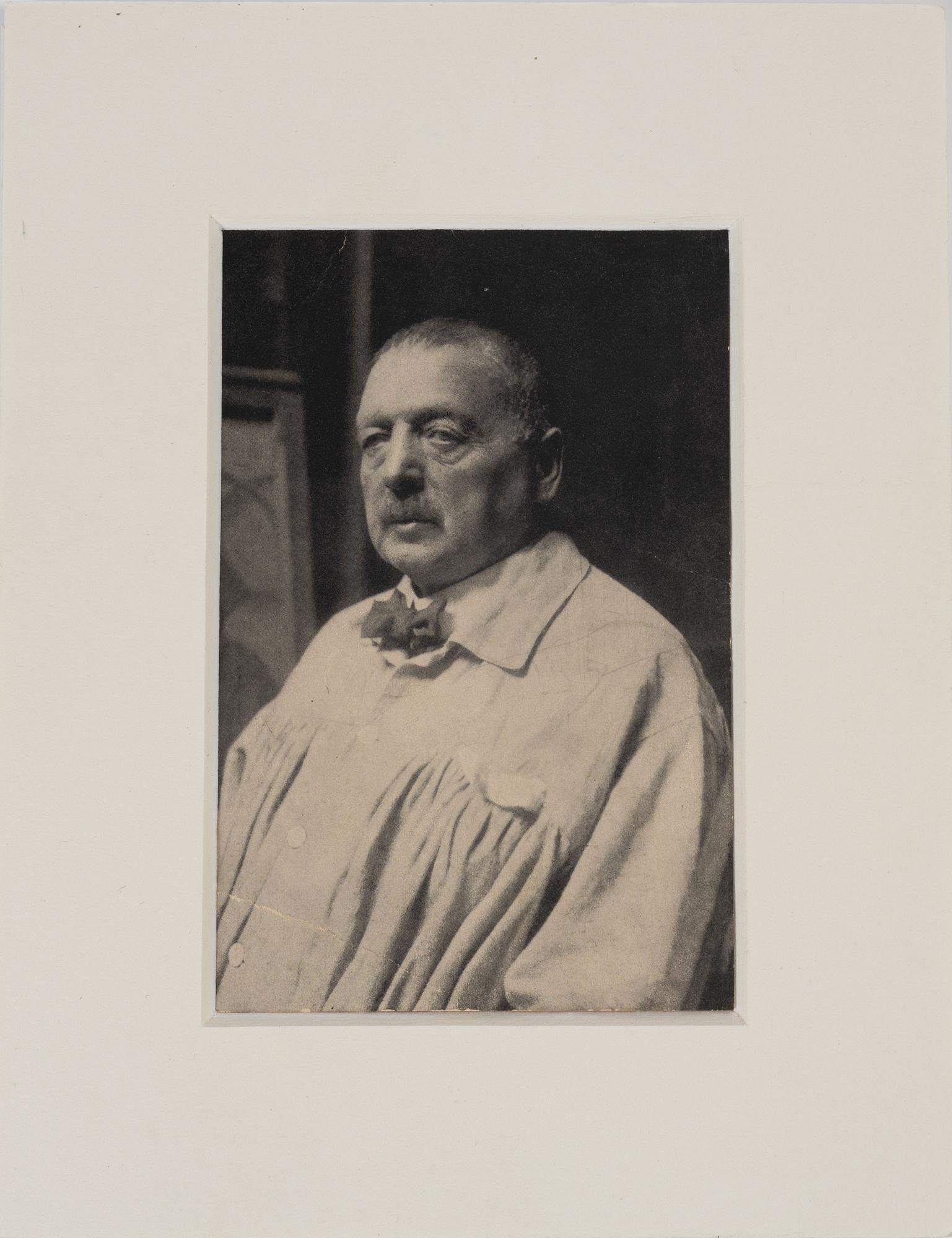 Anders Zorn, Egenhändigt signerat kort, porträttbild, samt signerat fotografi.