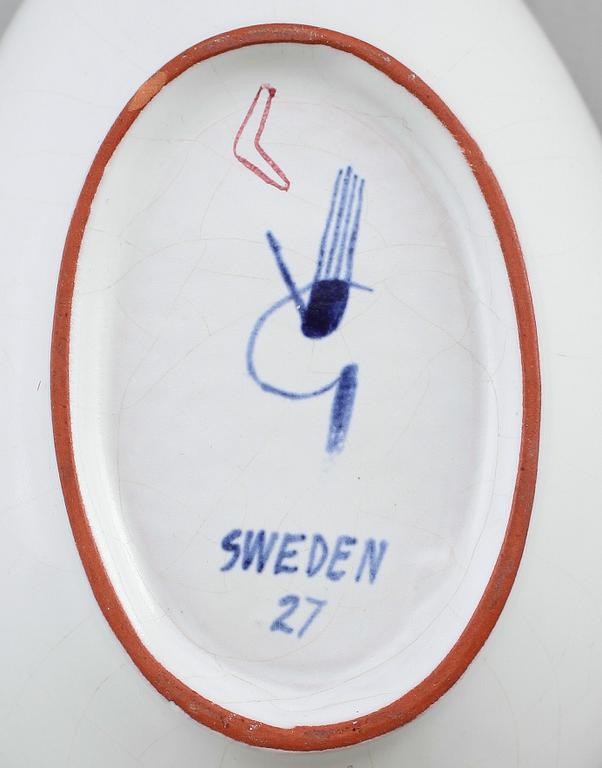 FAT SAMT SKÅL, 4 st, fajans, Stig Lindberg, Gustavsberg Studio.