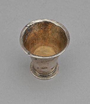 BÄGARE, Niclas Fernlöf, Karlstad, åldermannsranka, 1750. Vikt ca34g.