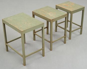 Axel Einar Hjorth, a set of occasional tables, probably 'Sibylla', Nordiska Kompaniet, Sweden 1930's.