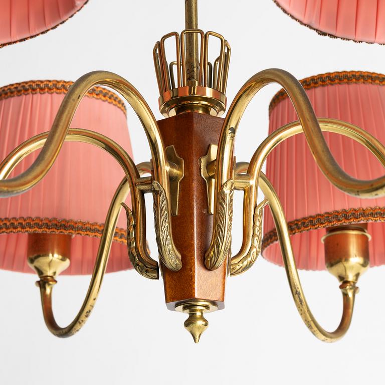 Ceiling lamp, 1940s-50s.