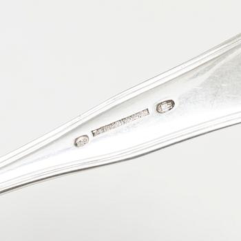 Tårtspade, silver, Danmark 1870-tal.