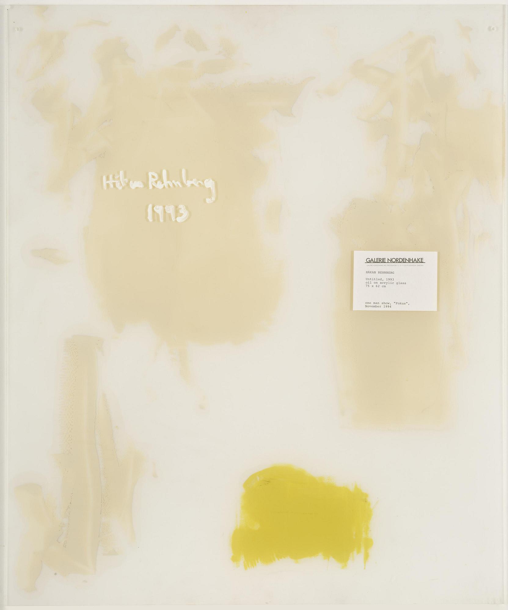 Håkan Rehnberg, Untitled.