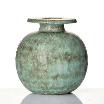 Gunnar Nylund, a unique stoneware vase, Rörstrand, mid-20th century.