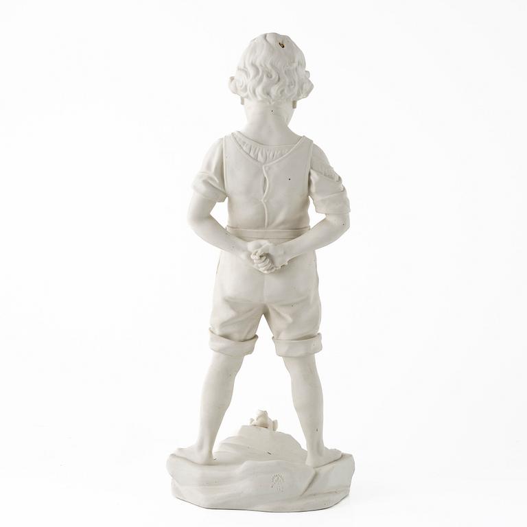 A 'Pojke med groda' figurine, Gustafsberg, 1915.