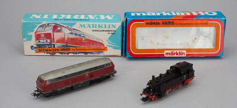 LOK, 2 st, Märklin Hamo, 8313, 8375.