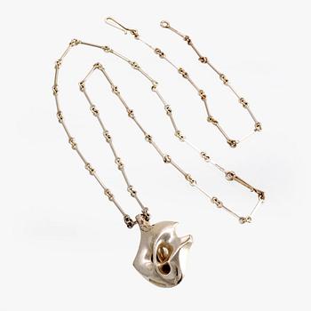 Björn Weckström, "Augria", a sterling silver necklace, Lapponia 1977.
