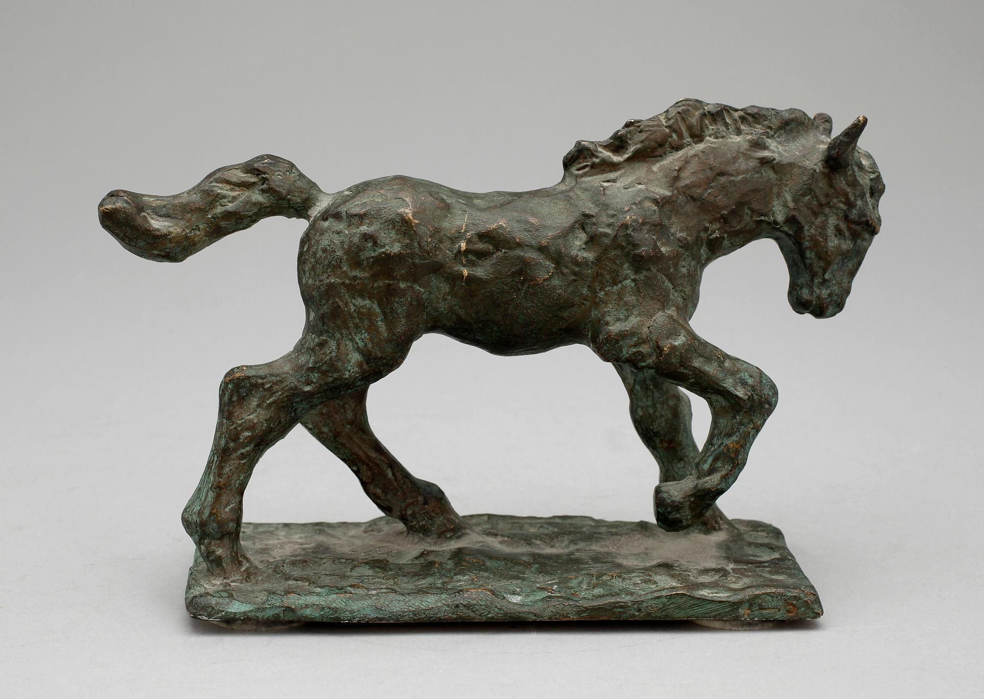 OKÄND KONSTNÄR, skulptur, brons.