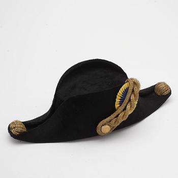 ÄMBETSMANNAUNIFORM, BICORN samt FOTOREPRODUKTION, Sverige tidigt 1900-tal.