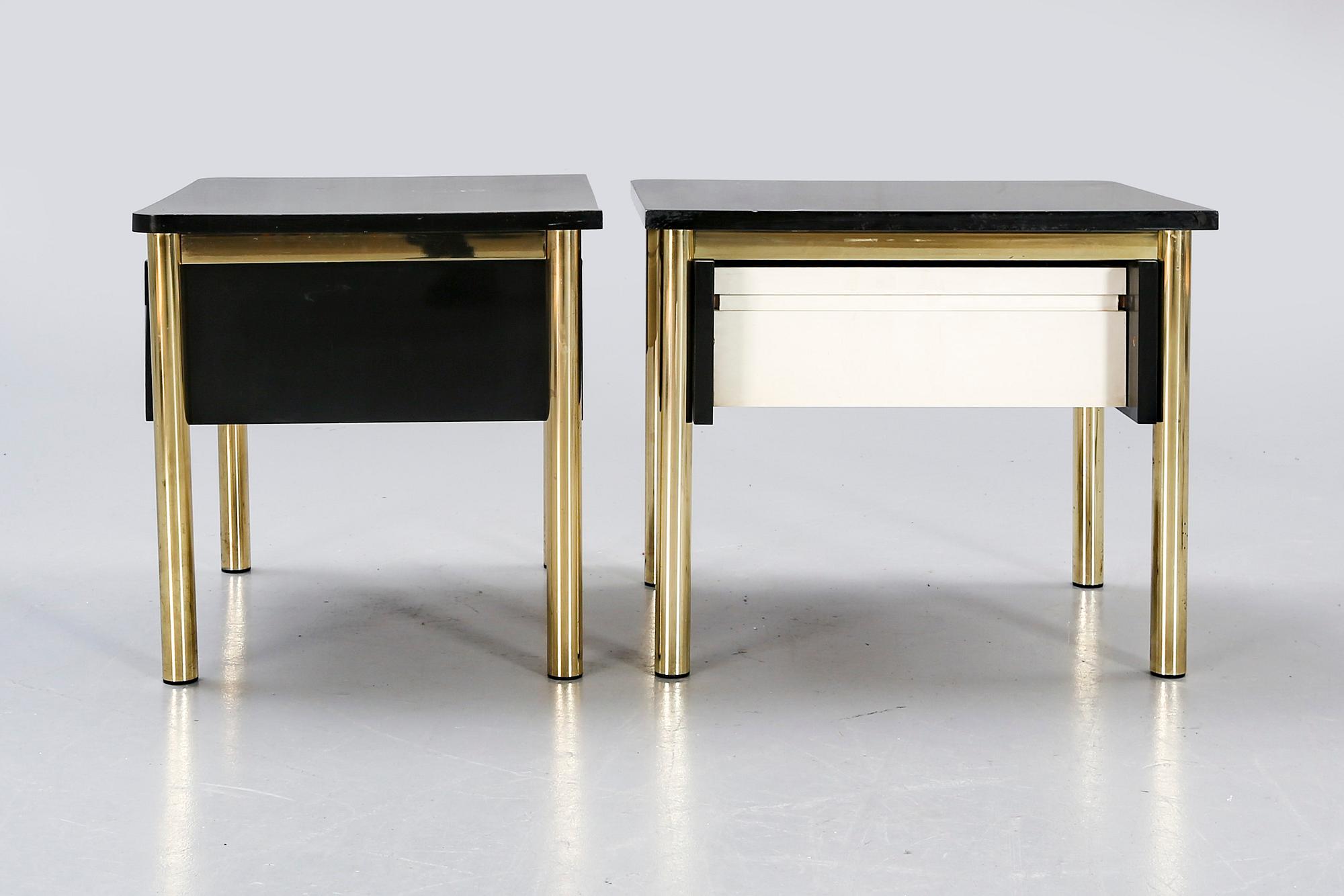Bedside table, a couple, 1960s-70s.