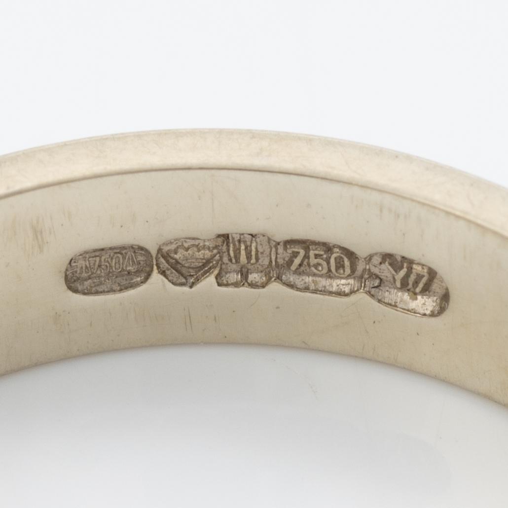 Lapponia, ring, 18K guld och vitguld, Finland 1976.