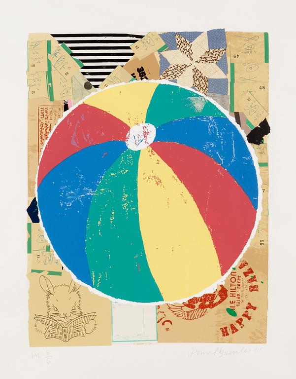 Donald Baechler, "Beachball", ur; "Some of my subjects".