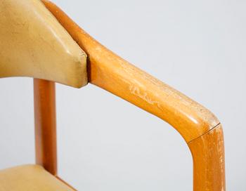 A arm chair by Yngve Ekström, "Puck/922", Gemla Fabrikers AB, Diö, designed in 1956.