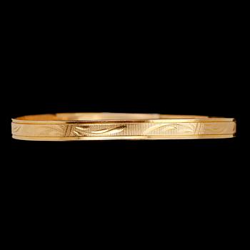 ARMBAND, 18 k guld. Vikt ca 11 g.