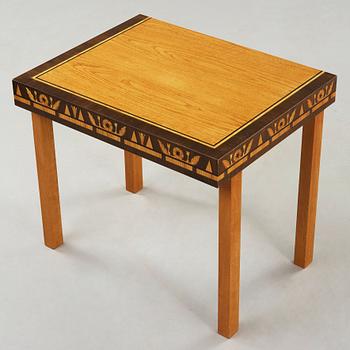 Carl Malmsten, A Carl Malmsten mahogny working table, Åtvidabergs Möbelindustri, Sweden ca 1934.