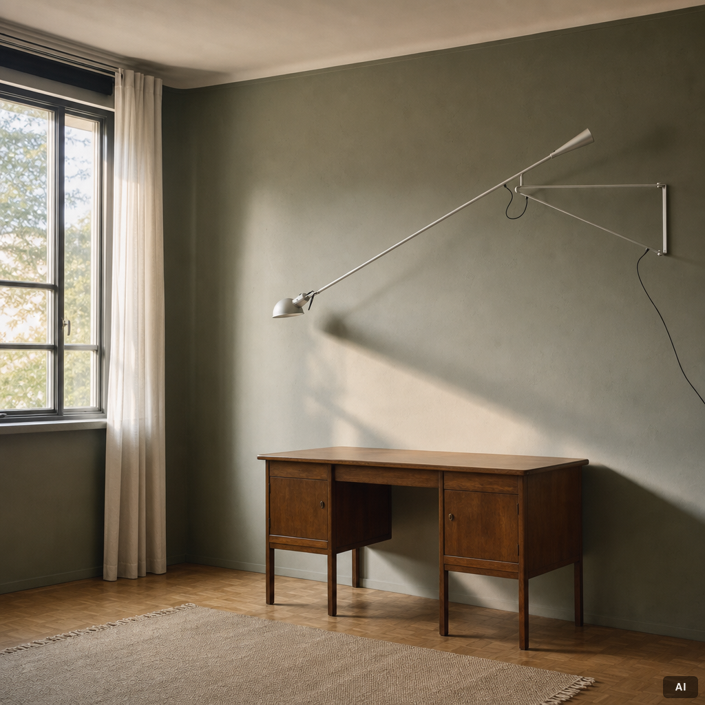 Paolo Rizzatto, vägglampa, modell 265, Flos, Italien.
