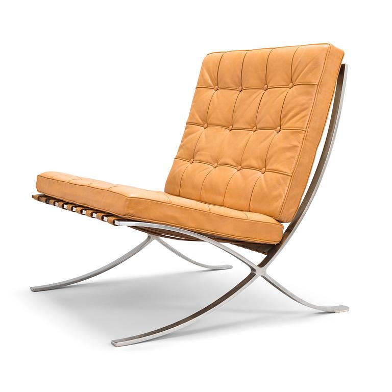 Ludwig Mies van der Rohe, nojatuoli, "Barcelona", Knoll.