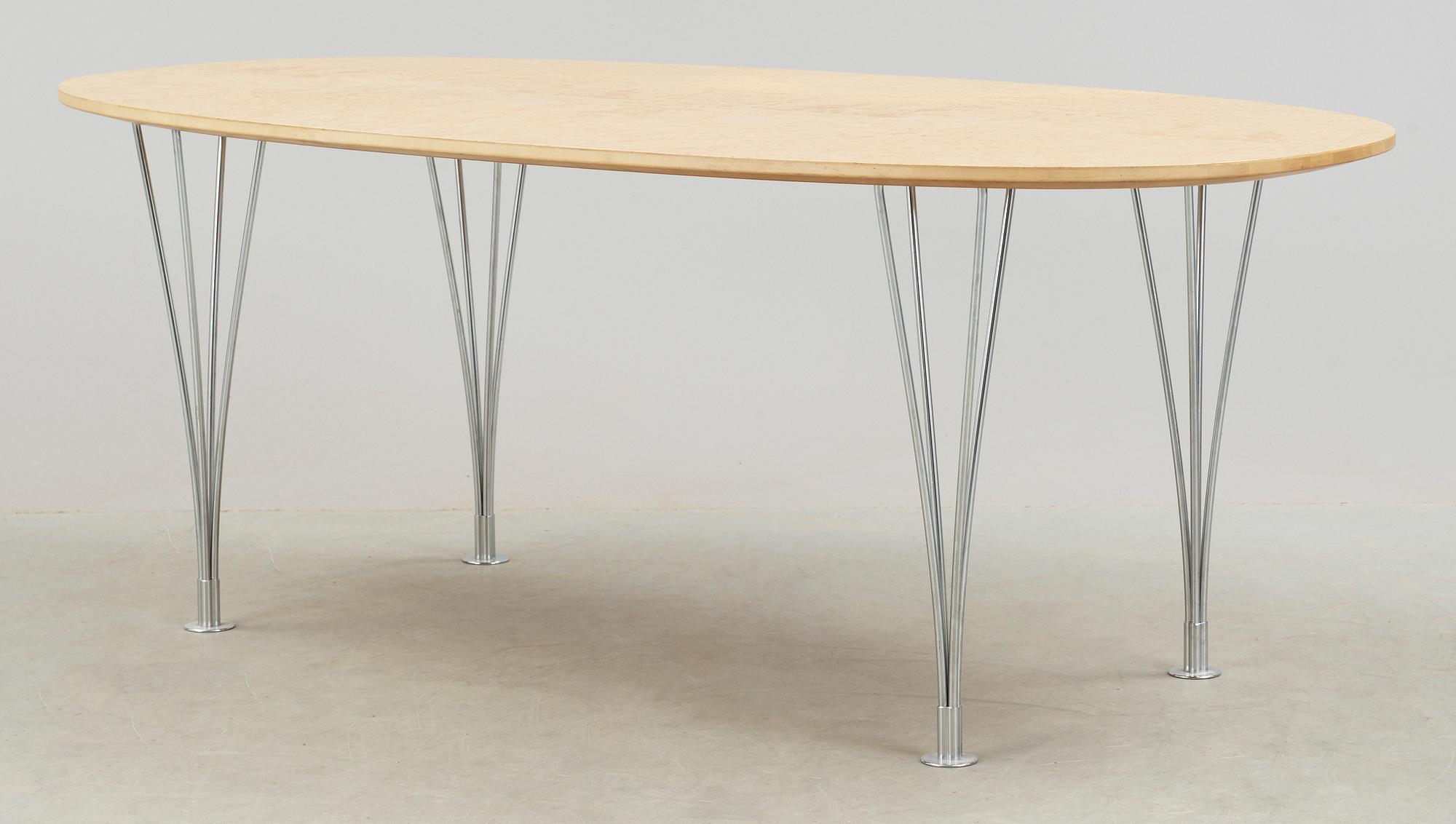 SOFFBORD, superellips, Bruno Mathsson, Bruno Mathsson International, licens Fritz Hansen.