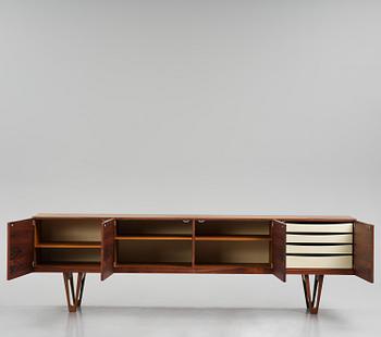 Ib Kofod-Larsen, a rosewood veneered sideboard model "501" from the "Ib 500" series, Seffle Möbelfabrik, Sweden, 1960s.