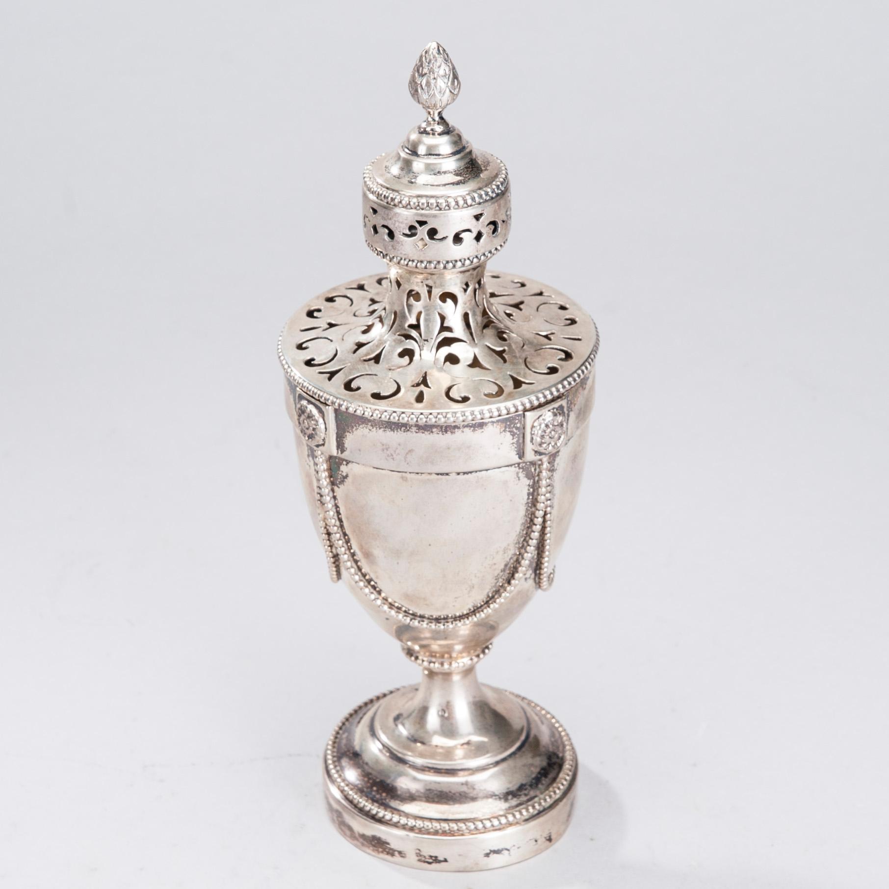 SOCKERRUSKA, silver, Haag, Holland. Vikt 397 g.