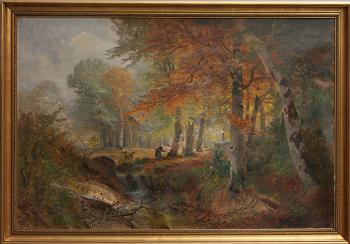 ALOIS ARNEGGER, olja på duk, sign.