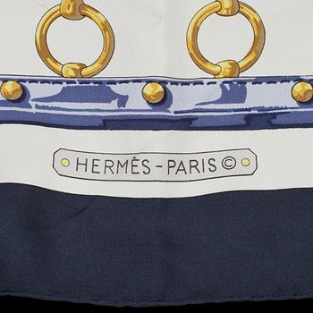 SCARF, siden, "Aux Champs", design Caty Latham, Hermès, Paris, 1900/2000-tal.