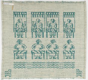 Dora Jung, a mid-20th century signed tapestry.