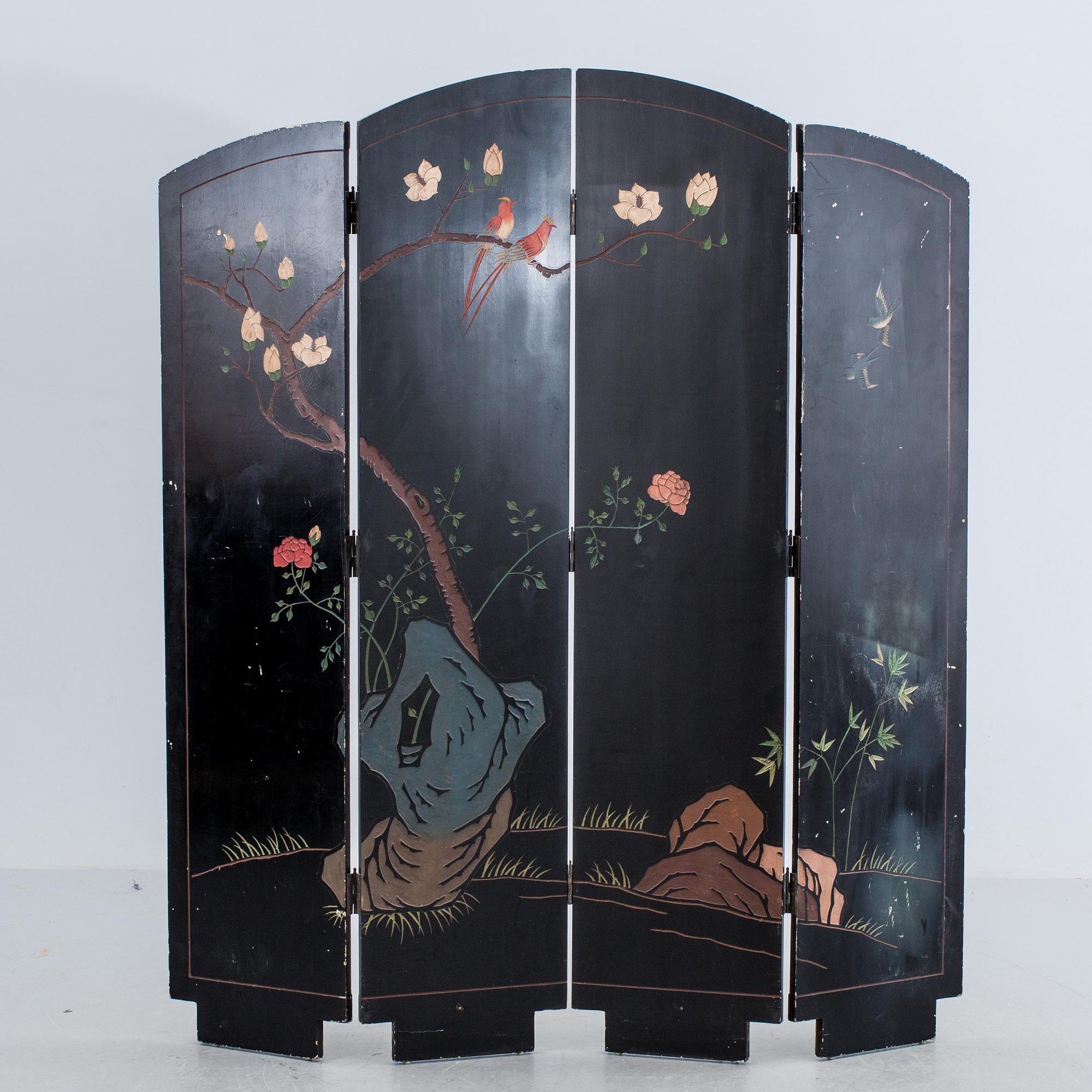 VIKVÄGG/SKÄRM, art deco, 1900-talets första hälft.