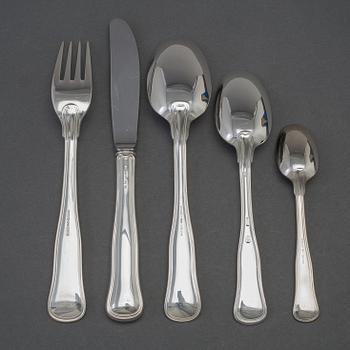 A 53-piece silver cutlery service, 1995-2006.