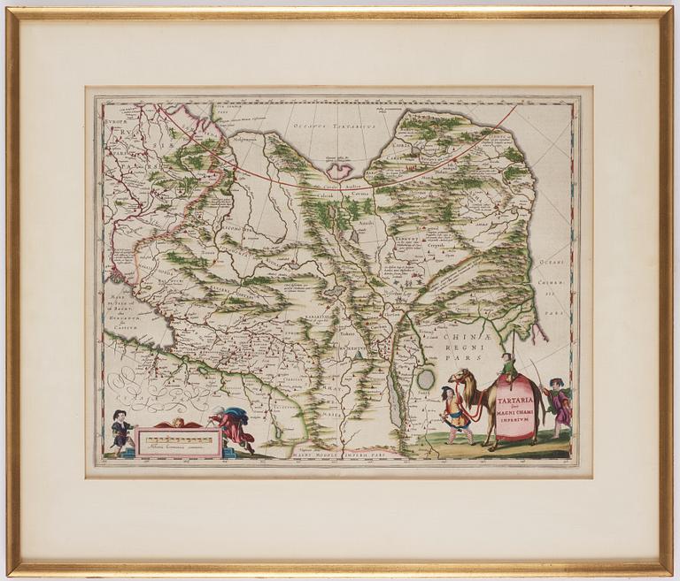 Karta  Tartaria sive magni 1630-tal.