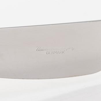 Bertel Gardberg, a 42-piece set of "Birgitta" silver cutlery, marked BG, Hopeatehdas oy, Helsinki 1962.