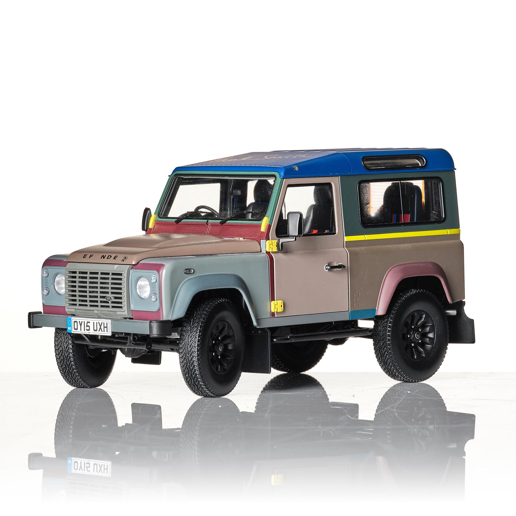 Paul Smith, a model car, Land Rover "Defender 90", Paul Smith Edition, signed by Paul Smith, Almost Real 2015.