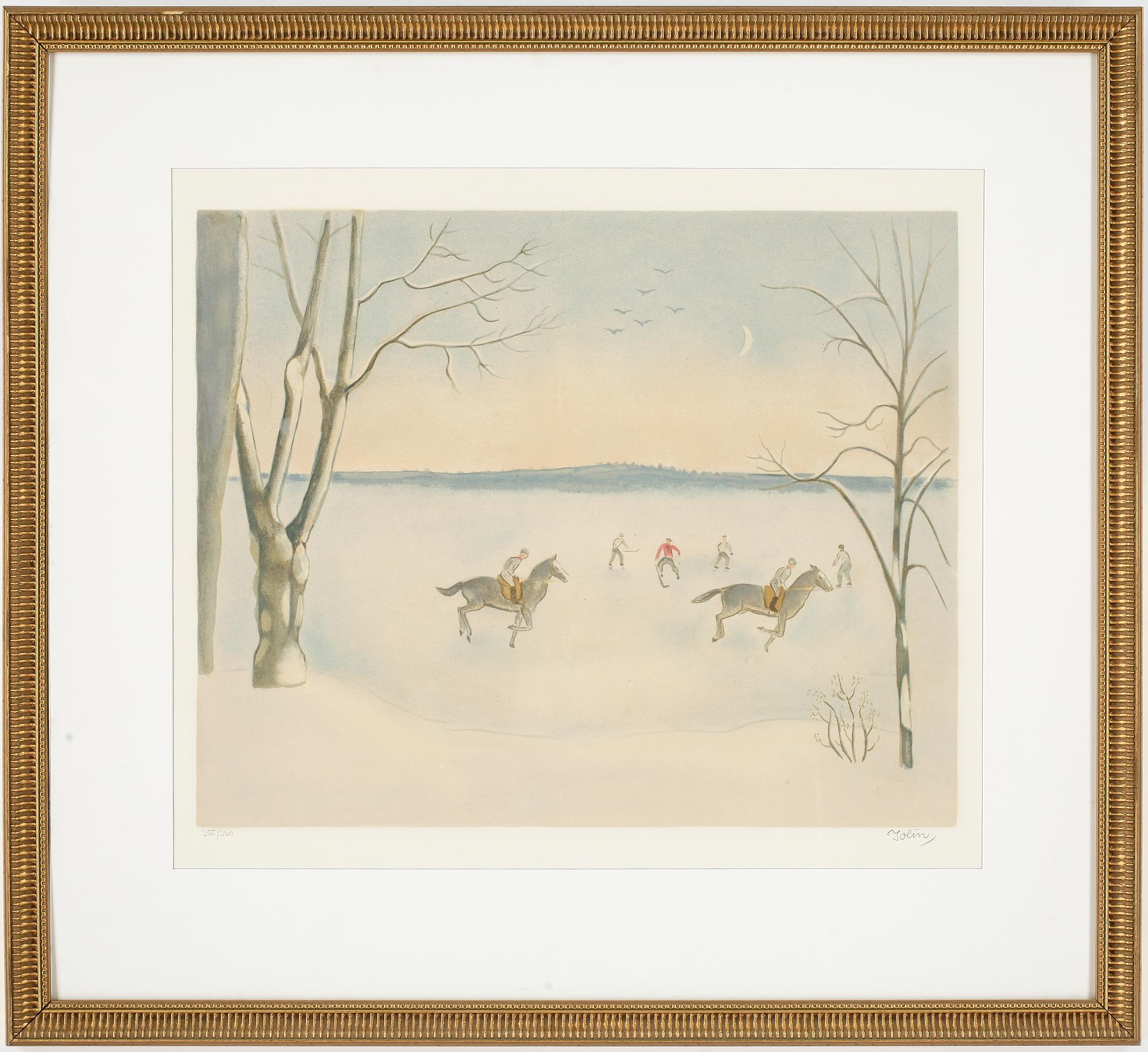 EINAR JOLIN, färglitografi, signerad och numrerad 305/360.