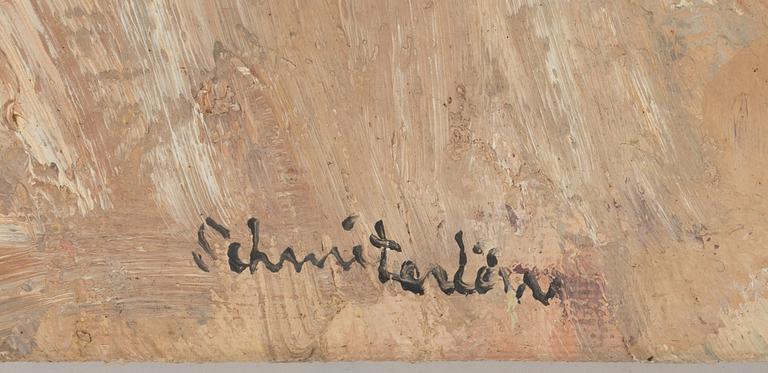 Bertram Schmiterlöw, oil on canvas, signed.