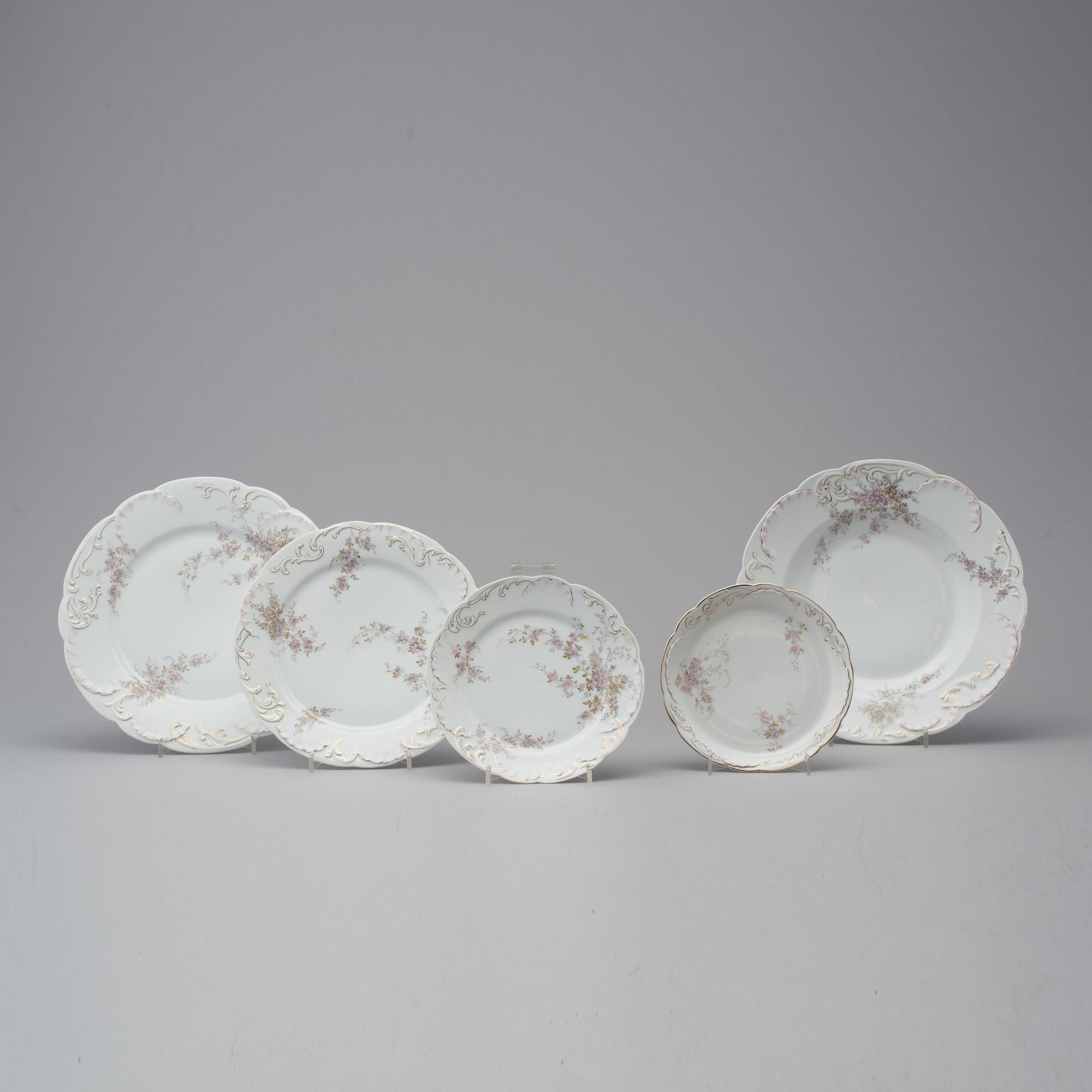 SERVIS, 160 delar, porslin, Rosenthal "Louis XIV", 1900-talets början.