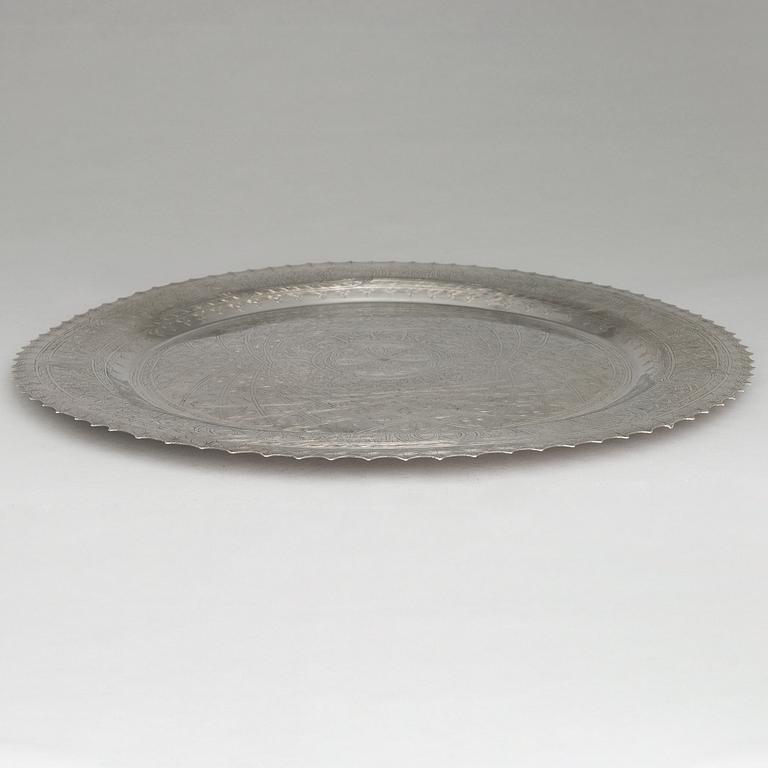 BRICKA, silver, Egypten, efter 1946.