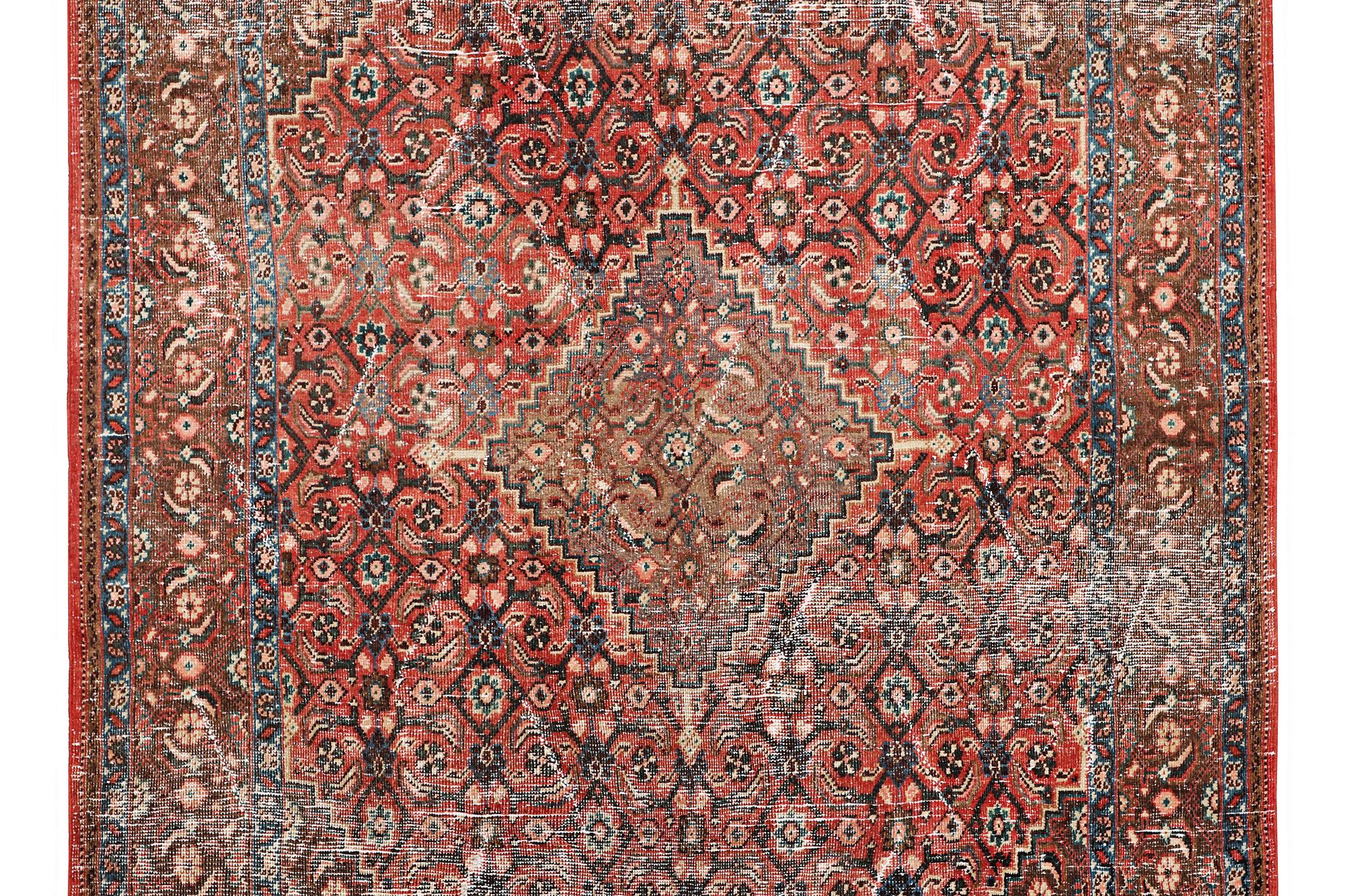 Matta, persisk, vintage design, ca 298 x 201 cm.