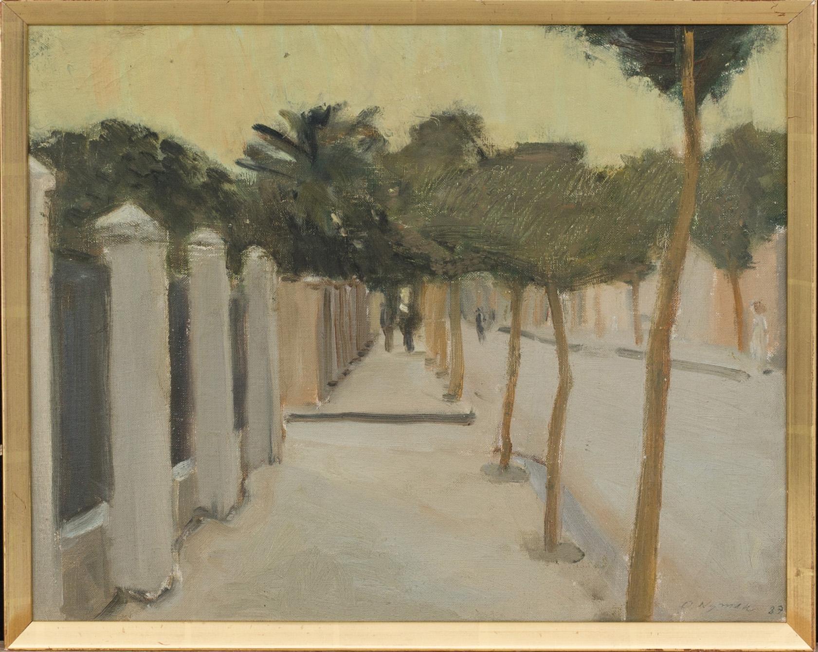 OLLE NYMAN, oil on canvas, signed and, -37.