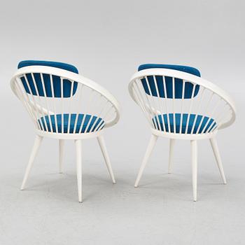 A pair of armchairs, Gessef , Italy, 1950's/60's.