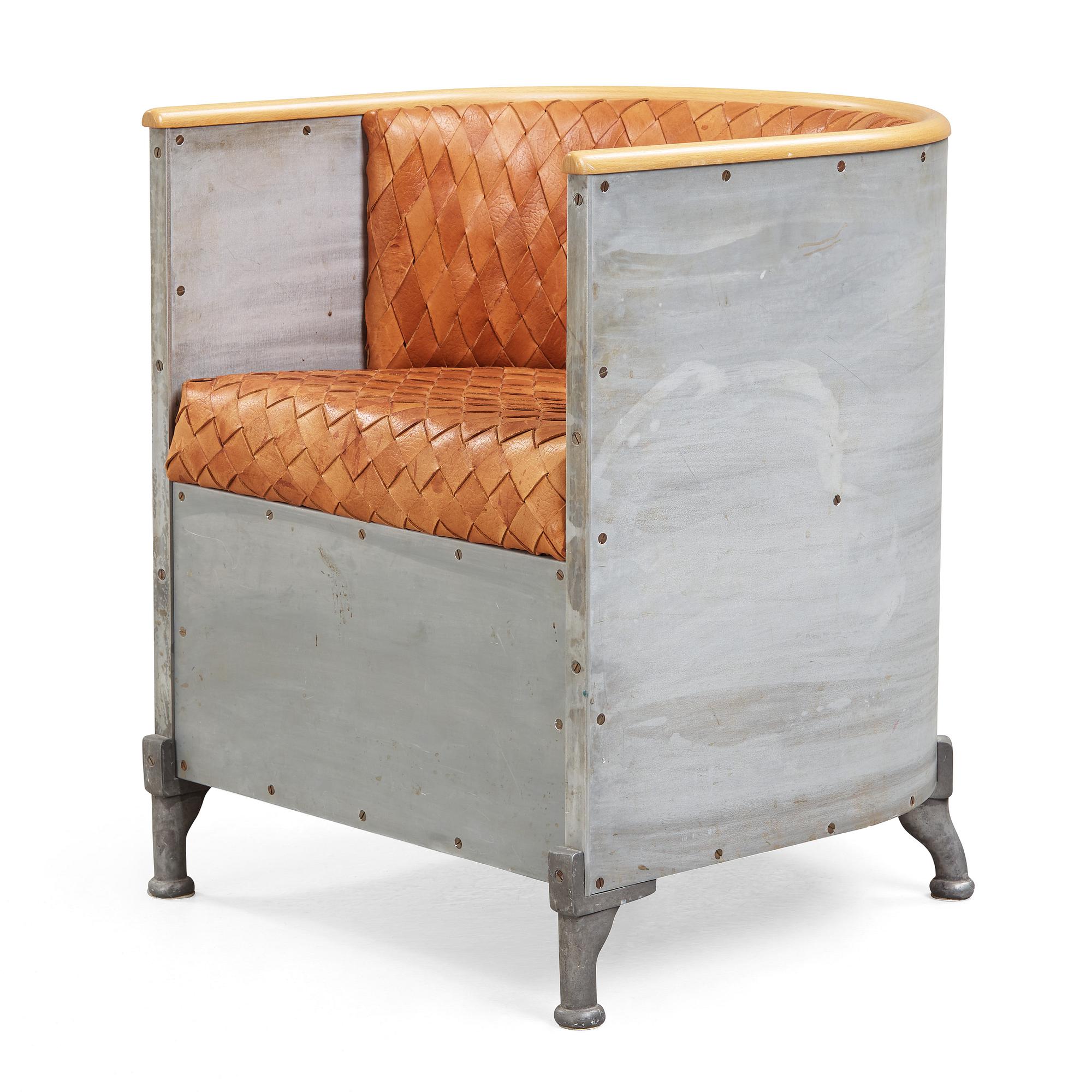 MATS THESELIUS, "Aluminiumfåtöljen", Källemo efter 1990.