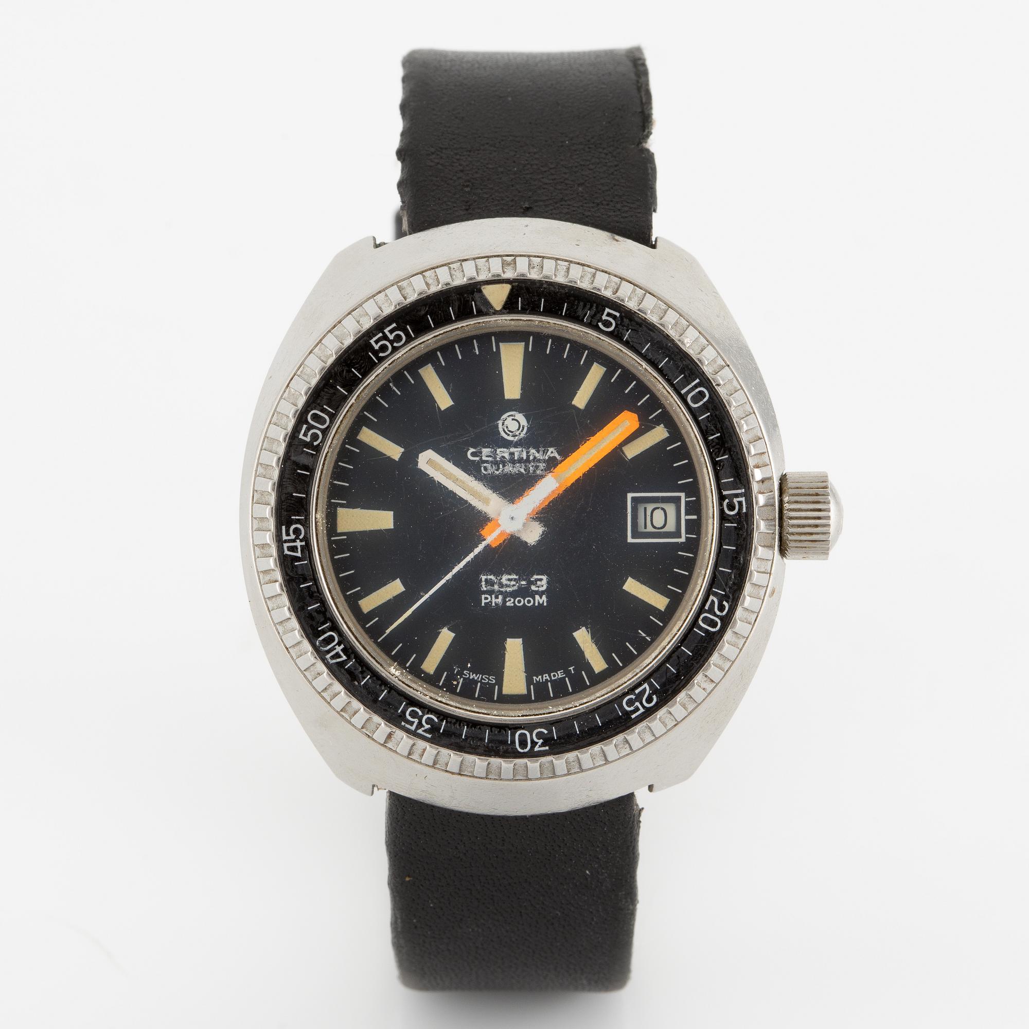 Certina, DS-3, PH 200M, wristwatch, 40 mm.