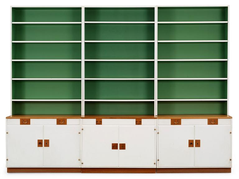 A set of three bookcases by Svenskt Tenn.