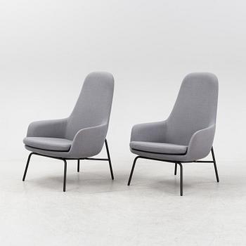 Simon Legald, fåtöljer, ett par, 'Era Lounge Chair High', Normann Copenhagen. Modellen formgiven 2014.