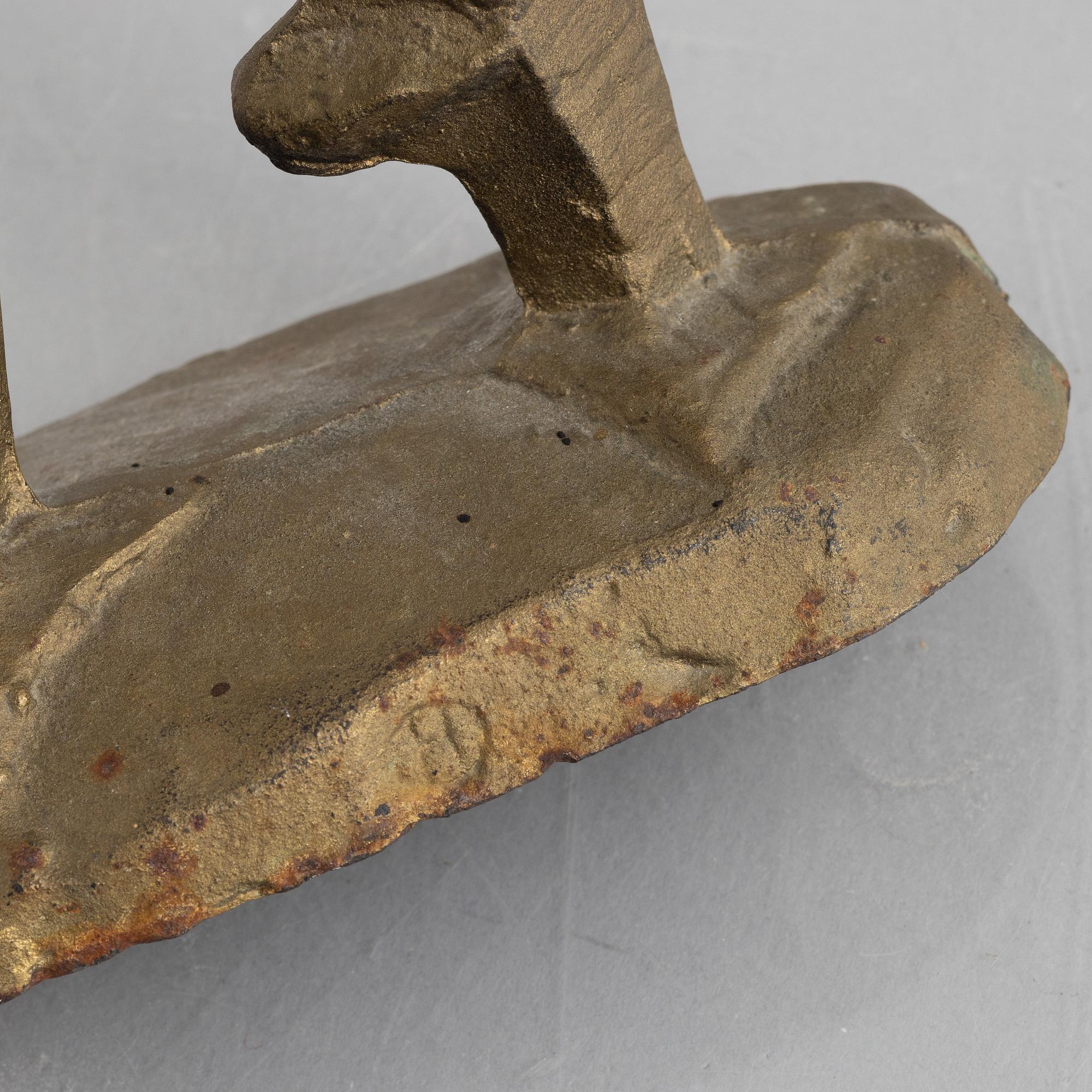 Olle Hermansson, a cast iron sculpture, Husqvarna.