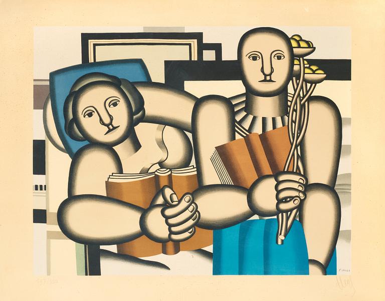 Fernand Léger (Efter), "La lecture".